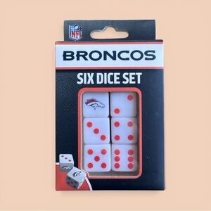 Broncos Six Dice Set